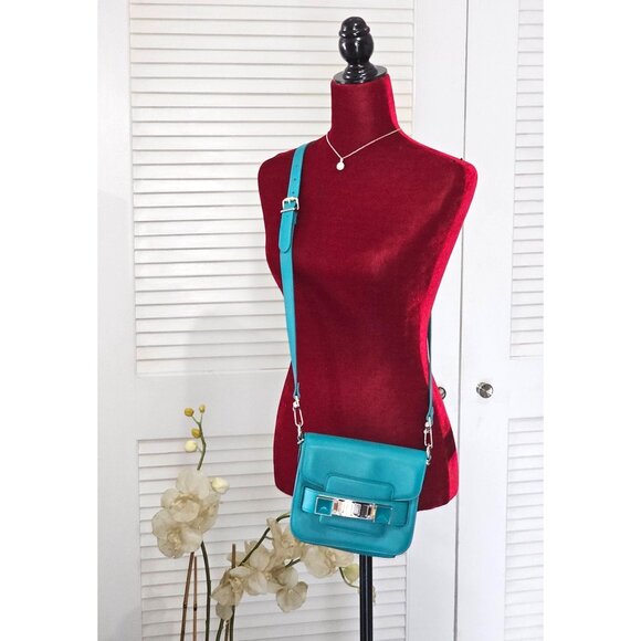 Proenza Schouler Women's Tiny Ps11 Smooth Calf Pall/Lacq Verdena Bag Small 061 - Picture 14 of 15